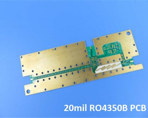 High Frequency PCB Rogers 20mil 0.508mm RO4350B PCB Double Sided RF PCB for Splitter
