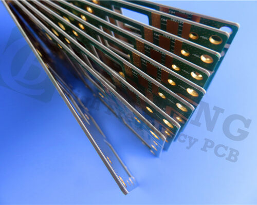 Rogers 15mil TMM10 High Frequency PCB With Immersion Gold and Green Solder Mask for Chip Testers