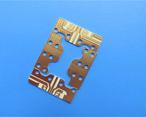 30mil AD1000 PCB High Frequency PCB Double Sided RF PCB DK 10.2 PWB with Immersion Gold