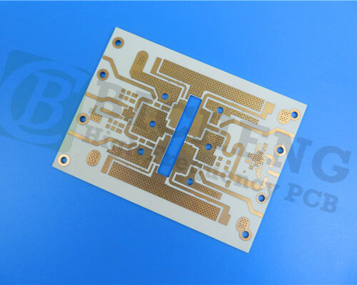 Rogers RO4360 High Frequency PCB 24mil Double Sided RF Circuit Board With Immersion Gold for Ground-based Radar