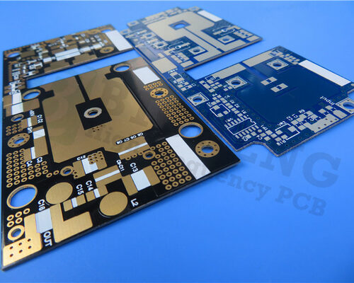 20mil Rogers TC350 High Frequency PCB On Double Sided Core With Immersion Gold for Filters and Couplers