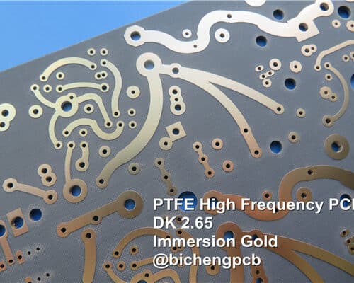 F4BM265 High Frequency PCB DK 2.65 PTFE RF Circuit Board with 3oz Copper Coating Immersion Gold