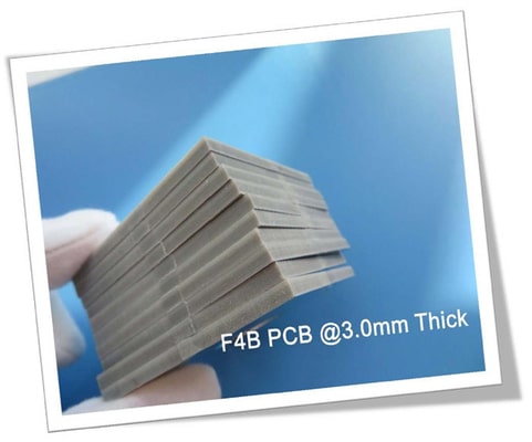 F4BM220 High Frequency PCB DK 2.2 PTFE PCB with 3.0mm Thick 1oz Copper and HASL Lead Free