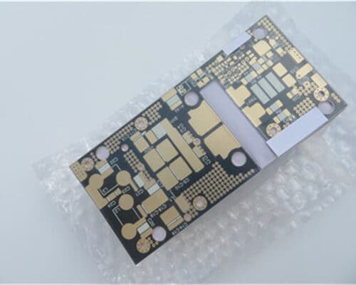 F4BTMS265 High Frequency PCB 0.8mm Substrates 1oz Copper With Immersion Gold and Black Solder Mask