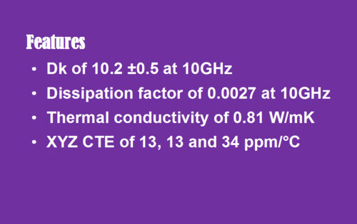 Rogers’ RO3210 high-frequency circuit materials are ceramic-filled laminates reinforced with woven fiberglass