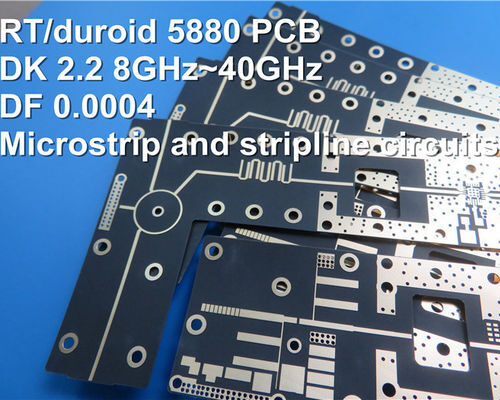 Rogers RT/Duroid 5880 62mil 1.575mm High Frequency PCB for Commercial Aireline Broadband Antennas