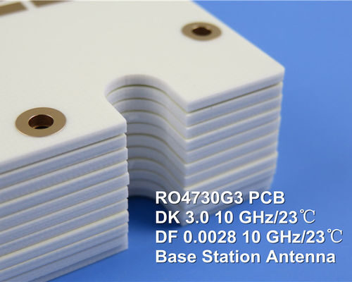 Rogers RO4730G3 High Frequency PCB 2-Layer Rogers 4730 20mil 0.508mm Printed Circuit Board DK3.0 DF 0.0028 Microwave PCB