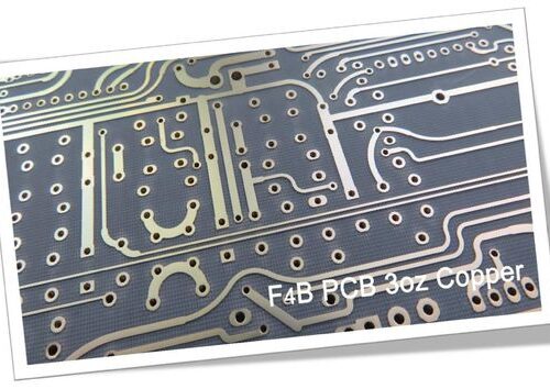 F4B High Frequency Printed Circuit Board 1.6mm F4BM265 3oz PTFE PCB