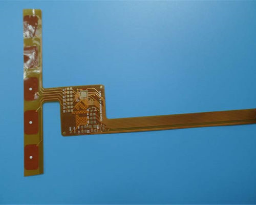Double-sided flexible PCBs 0.15mm thick Polyimide PCBs Yellow Coverlay FPC PCB for analog device