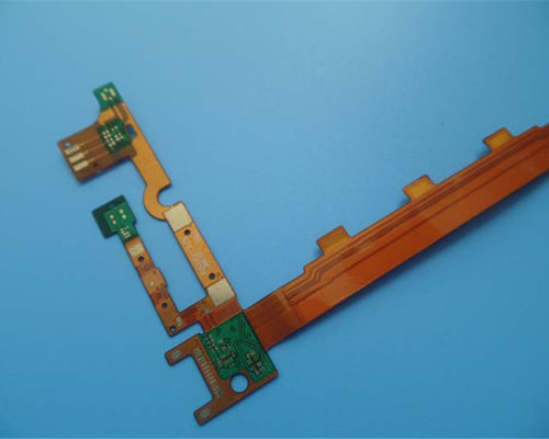 4-Layer Multilayer flexible PCBs Rigid-flex PCBs Polyimide PCBs 0.2mm thick Immersion Gold with Yellow