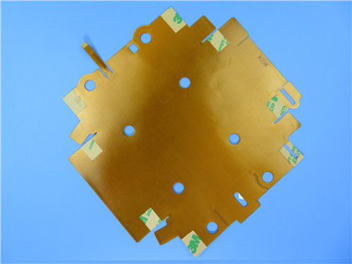 Double Sided Flexible PCB board With 0.15mm thick and Immersion Gold Polyimide thickness 12.5, 20, 25 and 50 μm.