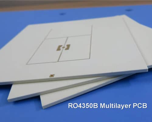 10 Layer High Frequency PCB Built On 5 Cores of 10mil RO4350B with 4mil RO4450F for Broadband Wireless Solutions