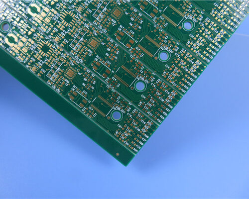 High-Tg PCB Built on TU-768 With 1.2mm Thick Coating Immersion Gold and Green Solder Mask for Industrial Servers