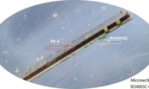 Hybrid RF and High Frequency 4-Layer Circuit Boards Built On 16mil RO4003C+FR4 With Immersion Tin