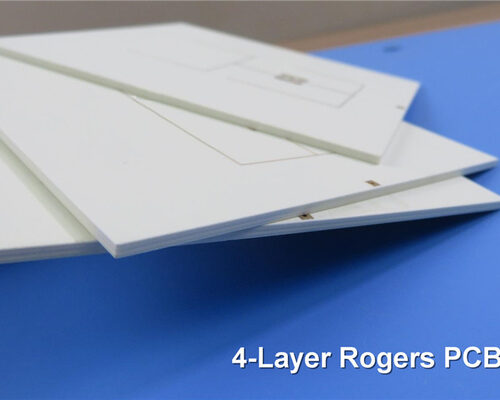 4 Layer High Frequency PCB Built On 6.6mil and 20mil RO4350B with Blind Via for Radar Sensor