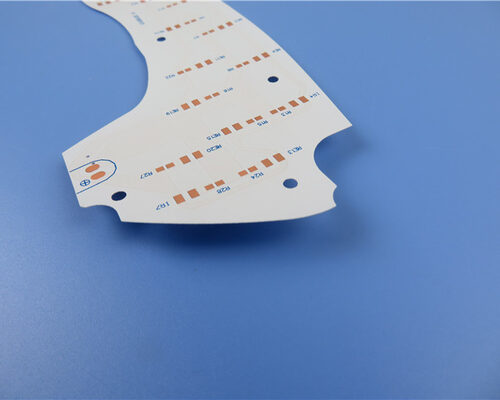 Thin PCB 0.2mm FR-4 Printed Circuit Board with White Solder Mask and OSP