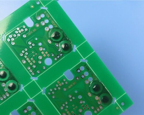 PCB with Peelable Mask Double Sided Circuit Board Built on Tg170 FR-4 Coating HASL